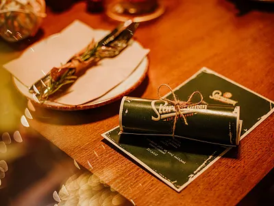 Staropramen “Secret Dinner” | Branding art branding design graphic design menu welcome card