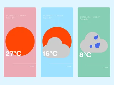 037 Weather app daily ui dailyui day dayli challenge design illustration ui weather weather app weather icon