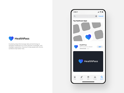 HealthPass Logo branding branding identity design graphic design health app identity logo medical logo visual design