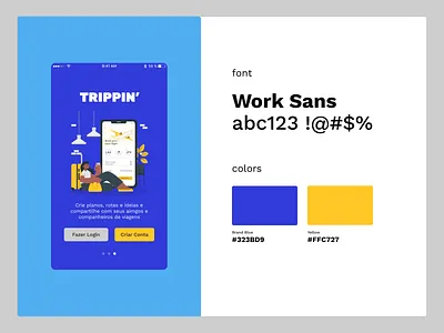 Trippin' — Travel App app figma travel ui ui design user experience user interface ux ux design visual design