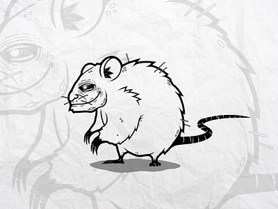Lovecraftober #6 - RODENT [Dreams in the witch house] black white blackandwhite hplovecraft illustration inktober inktober2020 inktober2020rodent inktoberbr inktoberbrasil line art lineart lovecraft rodent witch
