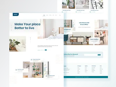 myterior architecture card clean footer menu furniture header interior interiordesign morshad96 video