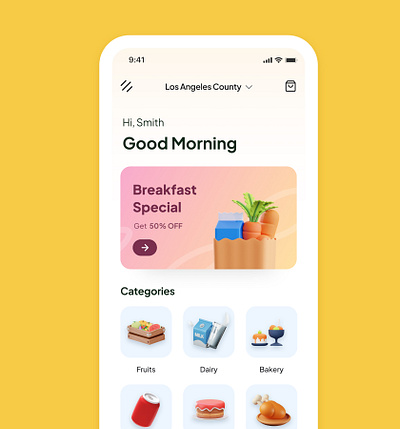 Grocery Delivery App grocery delivery app instant grocery mobile app ui