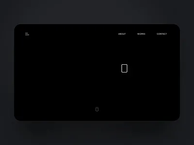 Design portfolio - Website concept clean ui dark dark mode design portfolio designer portfolio hero section interaction interactive microinteraction portfolio portfolio design portfolio website ui visual design website