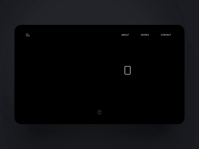 Design portfolio - Website concept clean ui dark dark mode design portfolio designer portfolio hero section interaction interactive microinteraction portfolio portfolio design portfolio website ui visual design website