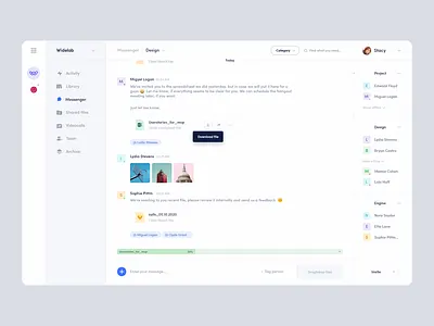 Direct messaging dailyui
