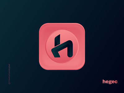 Hegec App Icon Design - IOS App Icon Design - App Icon design android app android app design app icon app logo design best logo designer best logo designer in dribbble creative ios app design logo logo branding logo design logo designer logo trends 2020 logotype modern logo vector