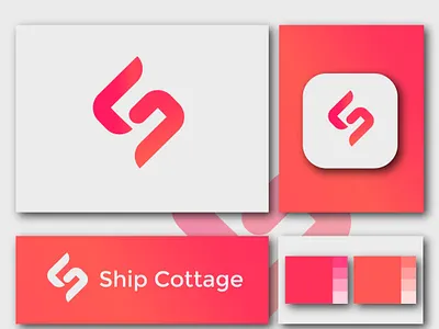 S+C letter logo abstract app icon colorful creative logo design gradient initial logo letter c letter s lettermark logo logo concept logo design branding logo trends 2020 logotype minimalist logo modern logo monogram ux vector