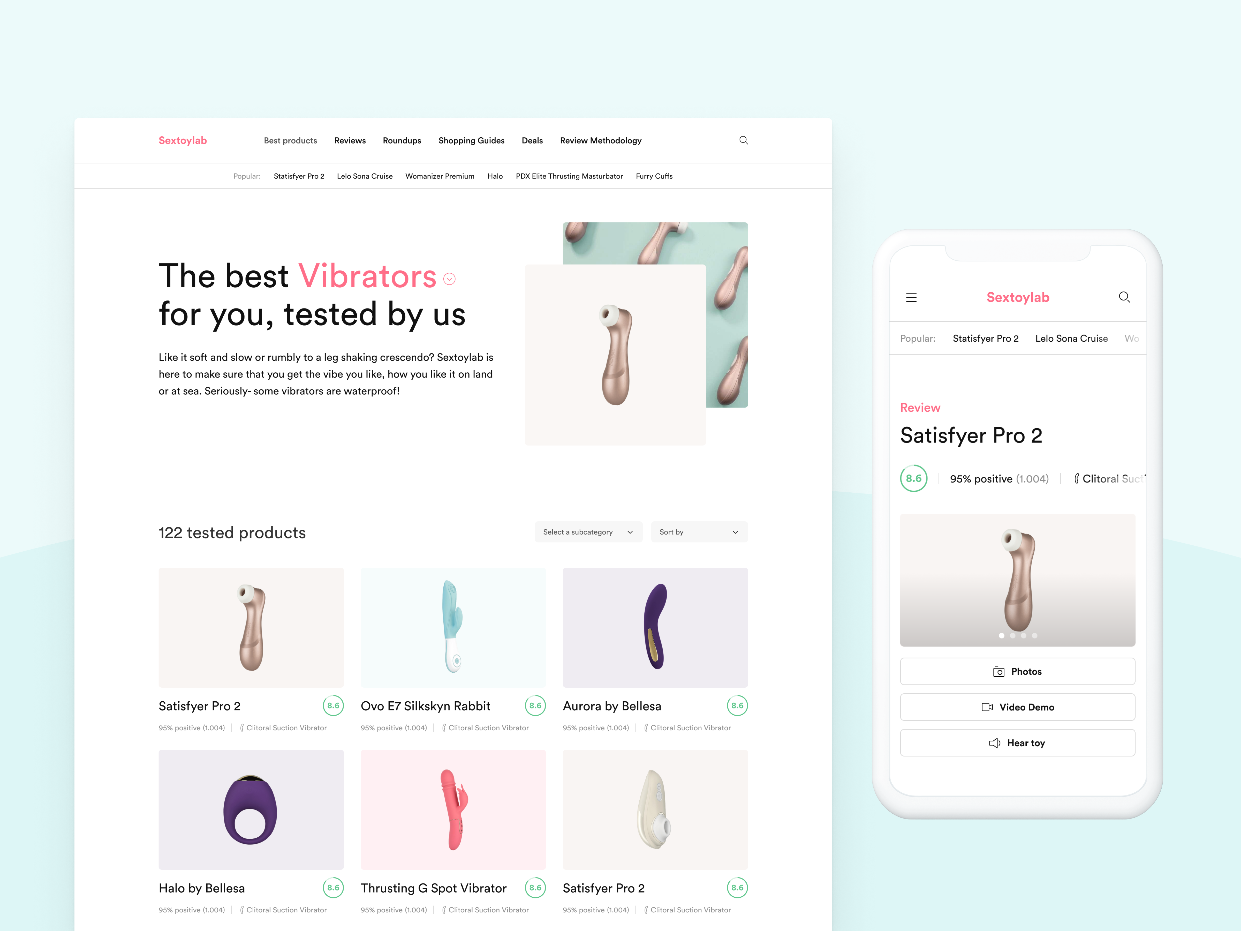 Example of Sextoylab Toys Overview