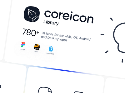 coreicon coreicon design figma icon library icons iconset product design product development ui ui icons ukraine web