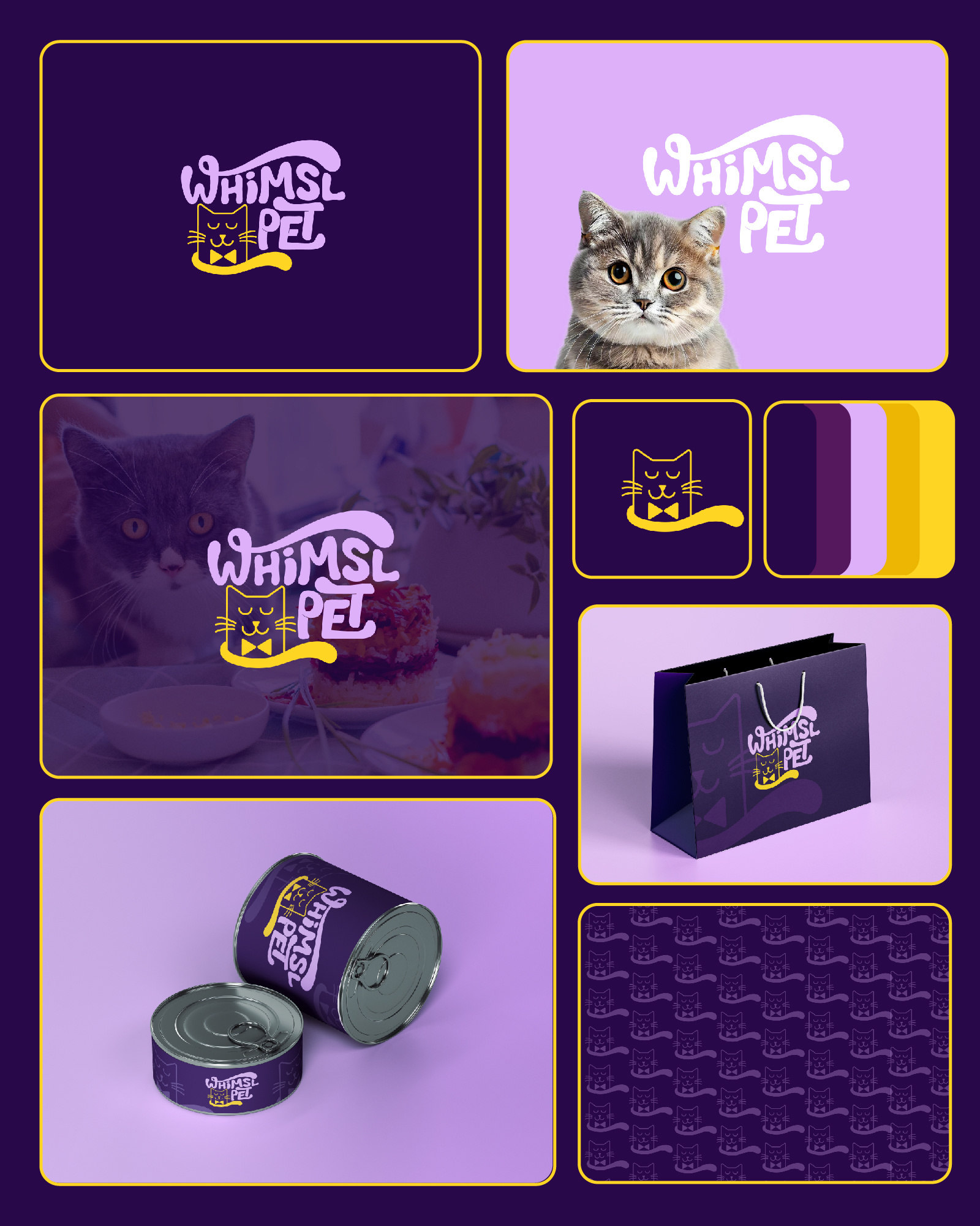 Example of Logo And Branding For Whimsl Pet
