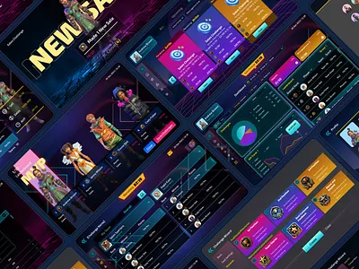 Gamfication SaaS for Team Productivity dashboard gamification prototype saas user experience design user interface design wireframe