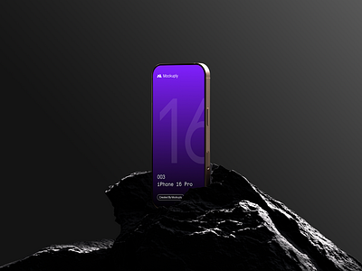 iPhone 16 Pro Mockup apple branding iphone mockup mockuply mockups ui