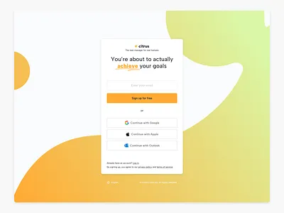 Concepts 005 - Sign up page figma sign up ui