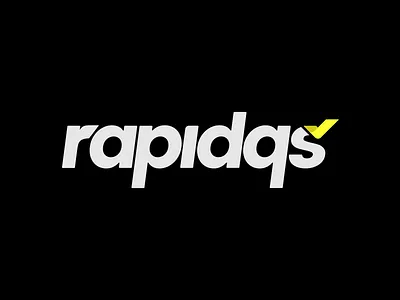 logo, visual identity and branding redesign for RapidQS branding graphic design logo logo design modern logo pprofessional logo rapidqs rapidqs logo simple logo smart logo visual identity