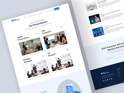 AI Presentation Website ai ai generator ai landing page ai platform ai presentation ai presentation landing page ai presentation website ai website artificial intelligence company landing page presentation saas shasanko creations startup ui ux web design website website design