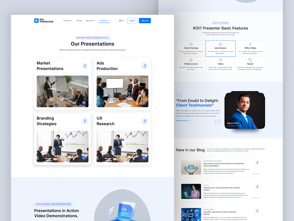 AI Presentation Website Image 0