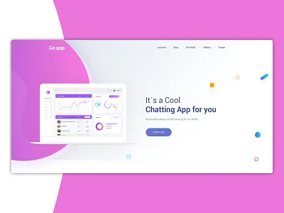 Go app - Chatting app template best shots chat chatting app chatting website chattinginternational chattingwithmama dribble best shot ux design