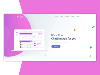 Go app - Chatting app template best shots chat chatting app chatting website chattinginternational chattingwithmama dribble best shot ux design