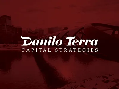Danilo Terra Capital Strategies branding design illustration illustrator logo minimal type typography web website