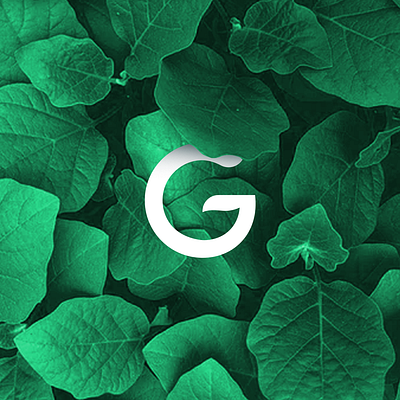 G Logo - Leaf green letter logo logo design logodesign