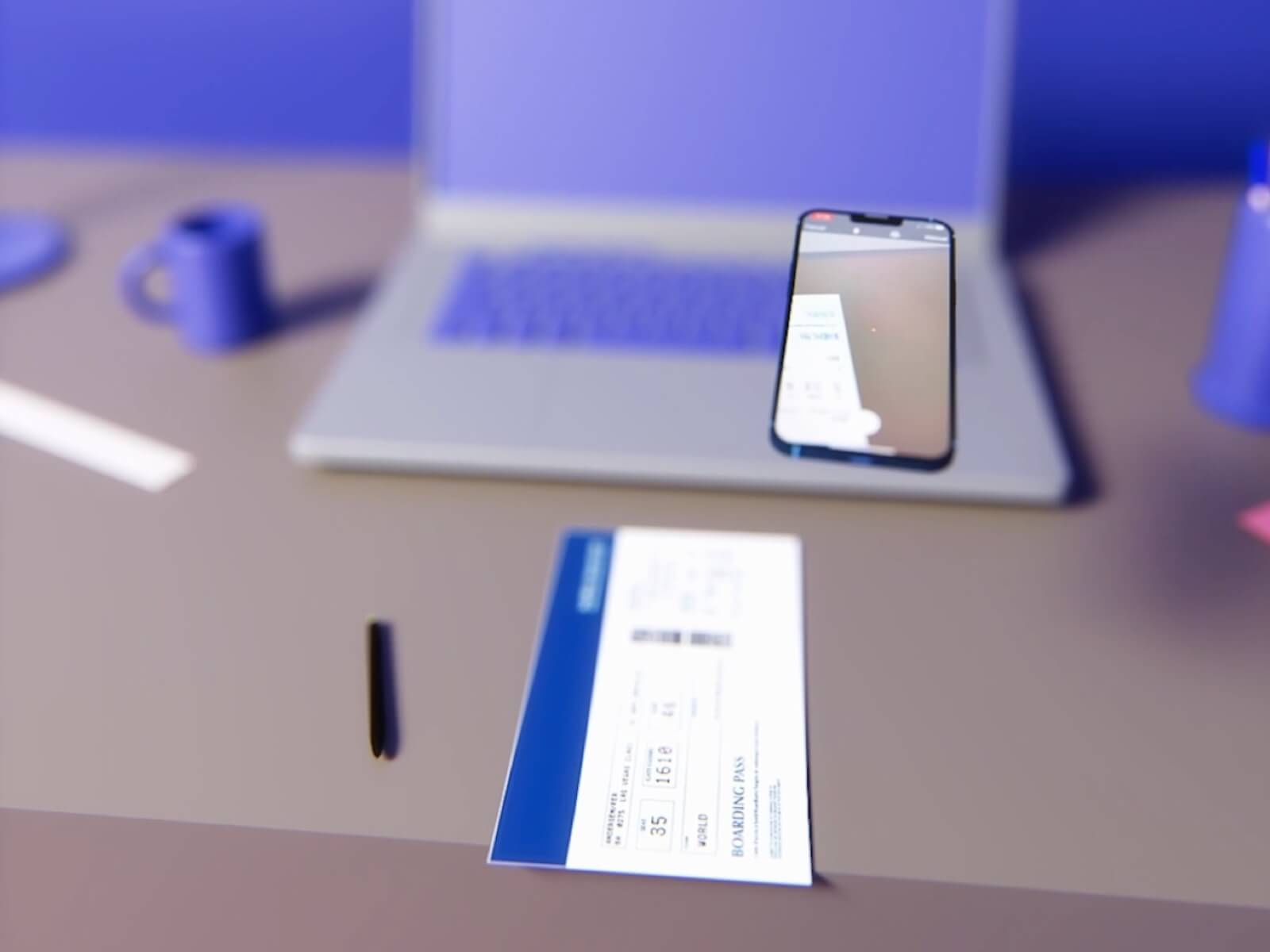 Scanner app | onboarding video 3d ae animation app applace apple apps appstore blender branding design graphic design illustration logo motion motion graphics scanner ticket ui video