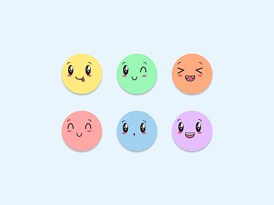 Daily UI 088 Avatars avatar avatar icons avatars daily ui illustration kawaii ui design ui ux ux website design