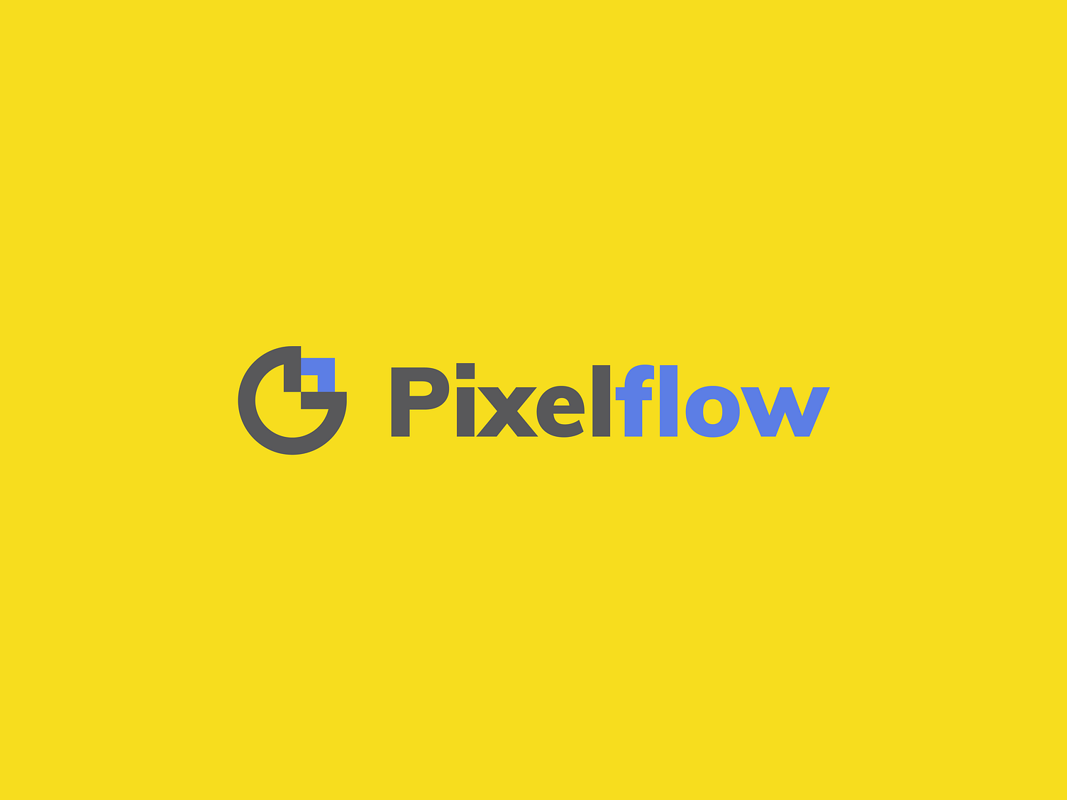 Pixelflow Logo by Tom Caiani | Logo Designer on Dribbble