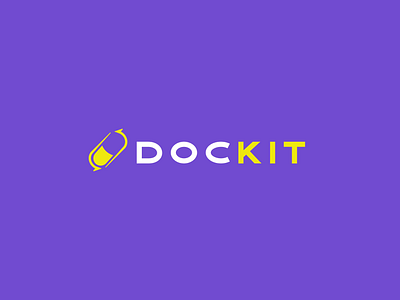 DocKit Logo app branding capsule concept design doctor logo medecine minimalist pill recycle tech vector