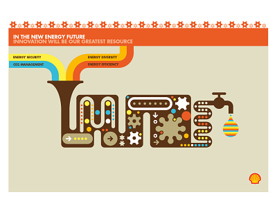 New Energy Futures advertising campaign design energy graphicdesign illustration infographics innovation