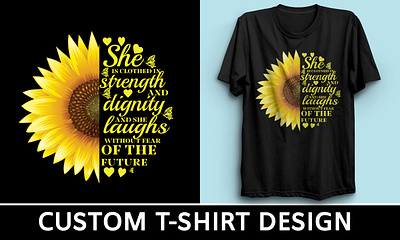 custom t shirt design and illustration illustrator merchandise tshirt design typography