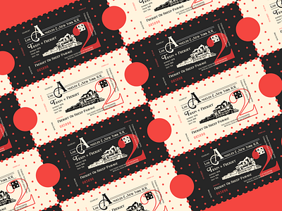 Train Ticket branding design graphic graphic design graphicdesign graphics illustration logo red redesign ticket design train ticket travel typography ui ux vector visual design webdesign