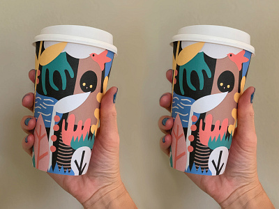 Espresso House Summer Cup Concept branding design illustration