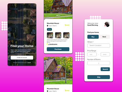 lodging app design home ios ios app