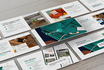Furnish – Furniture Presentation Template business presentation colorful design furniture keynote template minimal pitchdeck powerpoint template presentation proposal simple slides