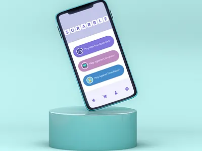 Scrabble Word Finder UI Design app design game design scrabble ui ux vector word finder