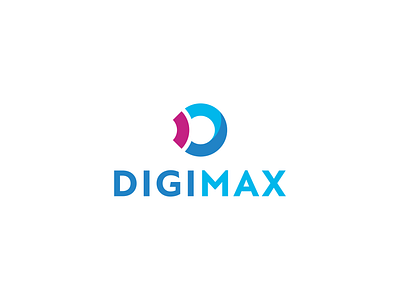 Digimax Logo concept design letter letter d logo minimalist movie service startup streaming tech tv typography vector