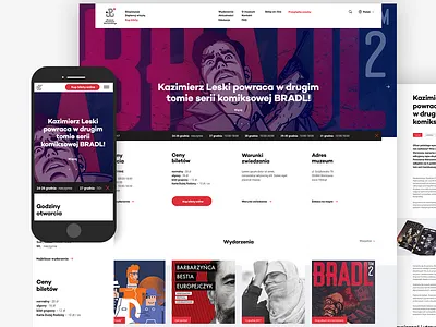 1944.pl : The Warsaw Rising Museum website design typography ui ux web website