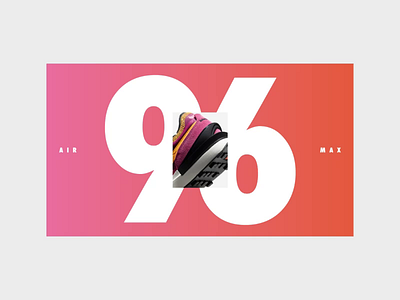 Nike Air Max 96 Concept animation cinematic ecommerce lifestyle motion graphics neon nike running shoes sneakers trainers ui ux