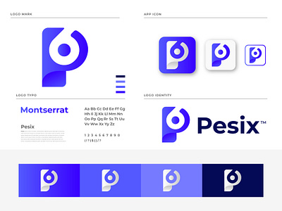 Pesix logo design | P letter logo | negative 6 logo 6 logo abstract logo app app design app logo best logo designer in dribbble brand design brand identity branding branding design icon letter logo letter mark logo minimal modern logo monogram logo p logo six logo