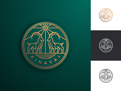 Nubian Ibex artismstudio artwork branding business clothing company creative goat graphic design illustration lineart logo luxury monoline mountaingoat nubianibex vector