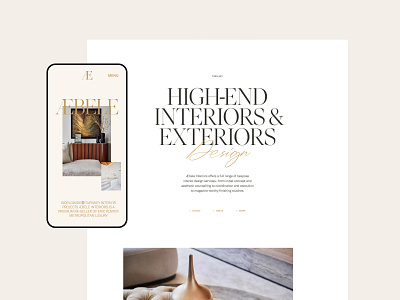 Æbele Interiors—Details architecture beige bespoke clean design elegant furniture gold hotel interior interior design luxury minimal portfolio script serif studio web webdesign website