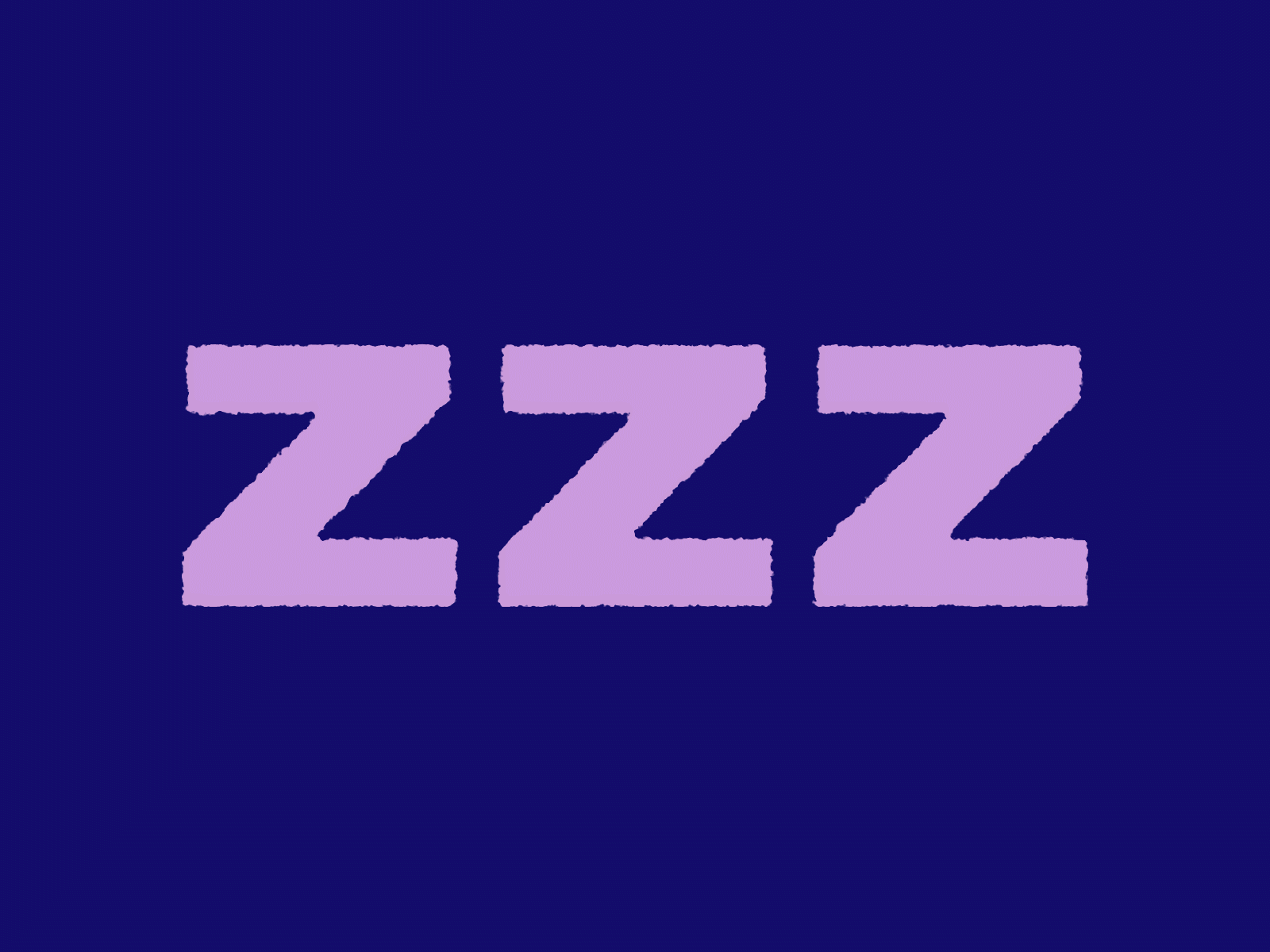 ZZZ blue branding color design flat illustration lettering logo motion motion design motiongraphics sleep type typography typography logo ui ux vector violet z