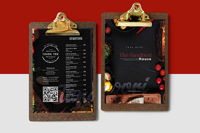 Black Tandoori Menu Design design download menu psd