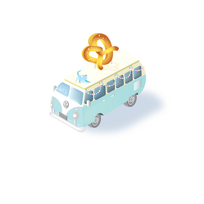 Isometric Illustration abstract adobe illustrator artist car illustration cartoon cat illustration cute illustration design food illustration illustration isometric art isometric illustration isometry minimal minimalist vector vector art vintage design vintage illustration volkswagen