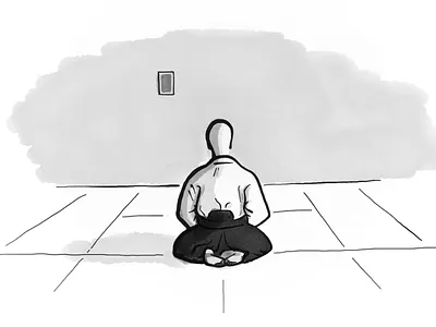 LocalDojo Illustrations aquarell black hand drawn illustration simple