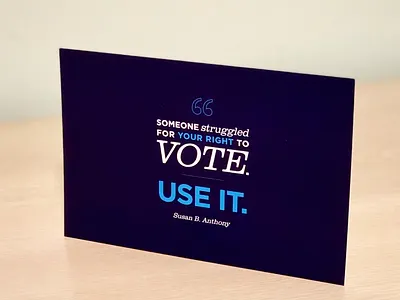 Women vote design graphic design illustration illustrator postcard typogaphy vote