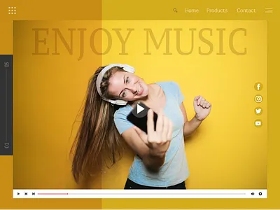 enjoymusic 01 application design interaction design prototype ui design ux design webdesign
