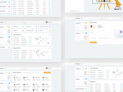 Payoneer - UX/UI Redesign animation branding design fintech graphic design invoice motion graphics payment system payments payoneer ui ux