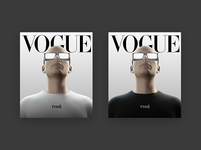 Vogue cover challenge - Digital avatar 3d 3d art 3d artist 3d design blender3d brand identity branding cinema4d design fashion fashion design graphic design magazine cover magazine illustration minimalism poster art poster design posters simplicity vogue